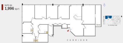 2004 14th St NW, Calgary, AB à louer Plan d’étage– Image 1 sur 1