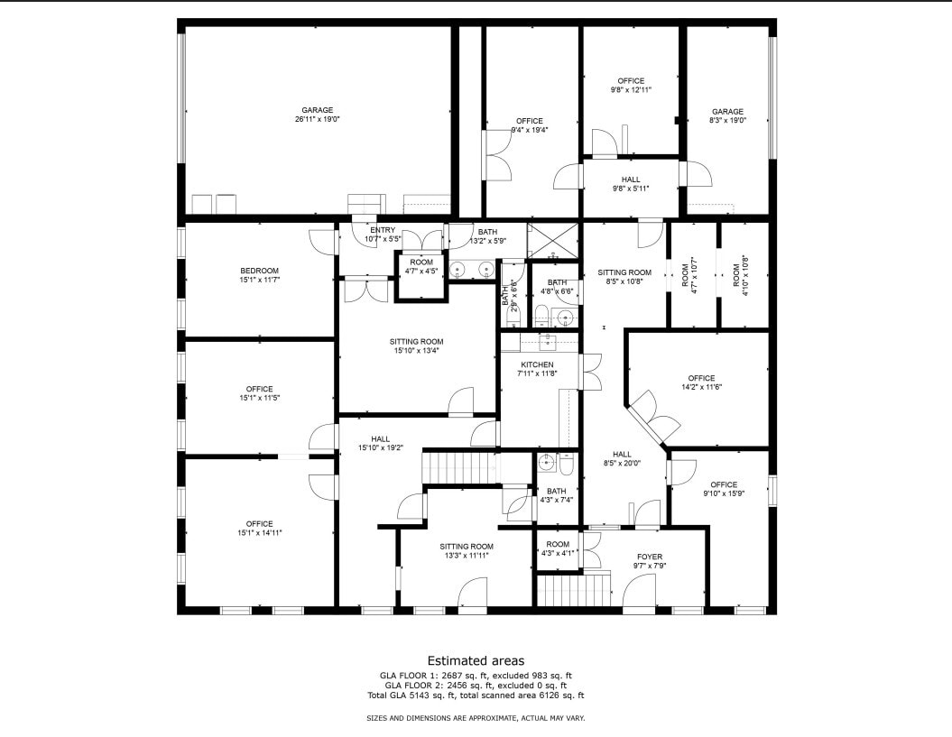 2701 Rowland Rd, Raleigh, NC à louer Plan d’étage– Image 1 sur 1