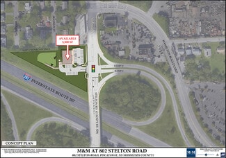 Plus de détails pour 802 Stelton Rd, Piscataway, NJ - Terrain à louer