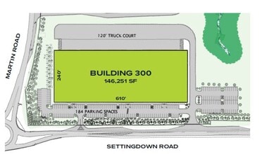4165 Settingdown Rd, Cumming, GA à louer Plan de site– Image 2 sur 5