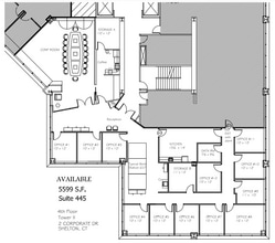 2 Corporate Dr, Shelton, CT à louer Plan d’étage– Image 1 sur 1
