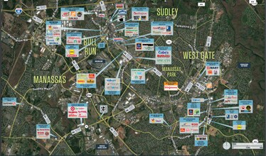 9221-9275 Sudley Rd, Manassas, VA - VUE AÉRIENNE  vue de carte