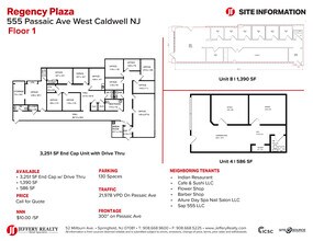 555 Passaic Ave, West Caldwell, NJ à louer Photo intérieure– Image 1 sur 2