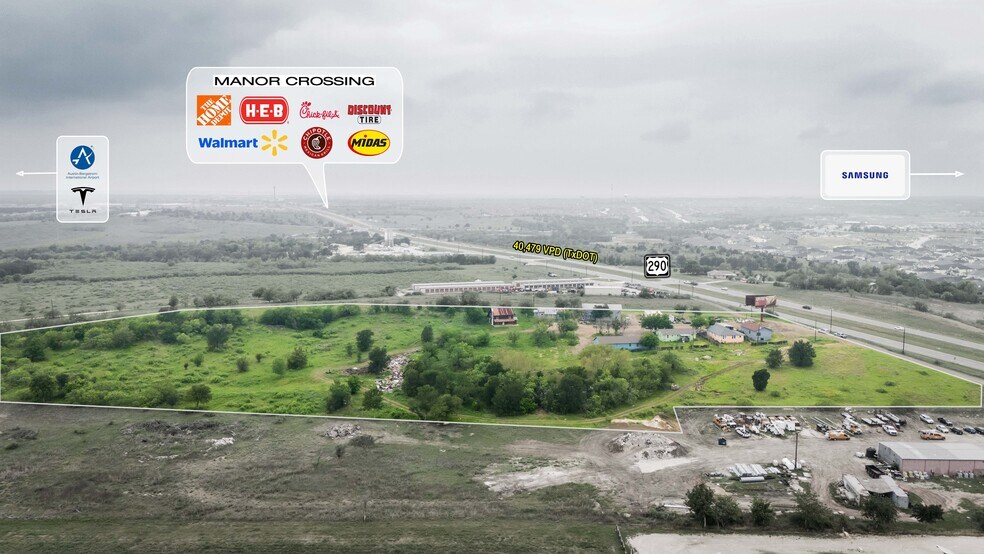 14719 E US Highway 290, Manor, TX à vendre - Aérien – Image 2 sur 9
