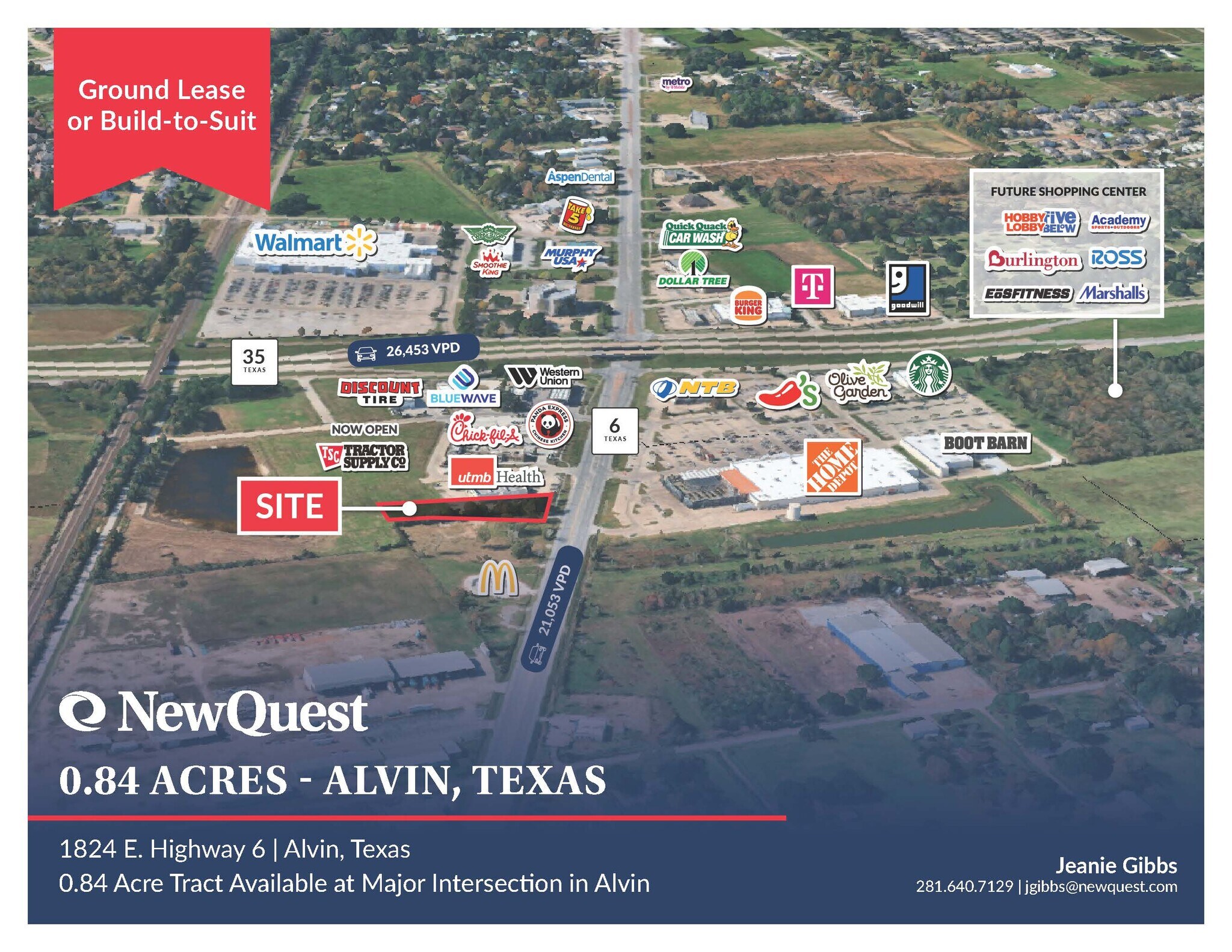 Hwy 6 & Hwy 35, Alvin, TX à louer Photo principale– Image 1 sur 5