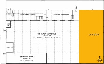 815-835 Blackhawk Dr, Westmont, IL à louer Plan d’étage– Image 1 sur 1