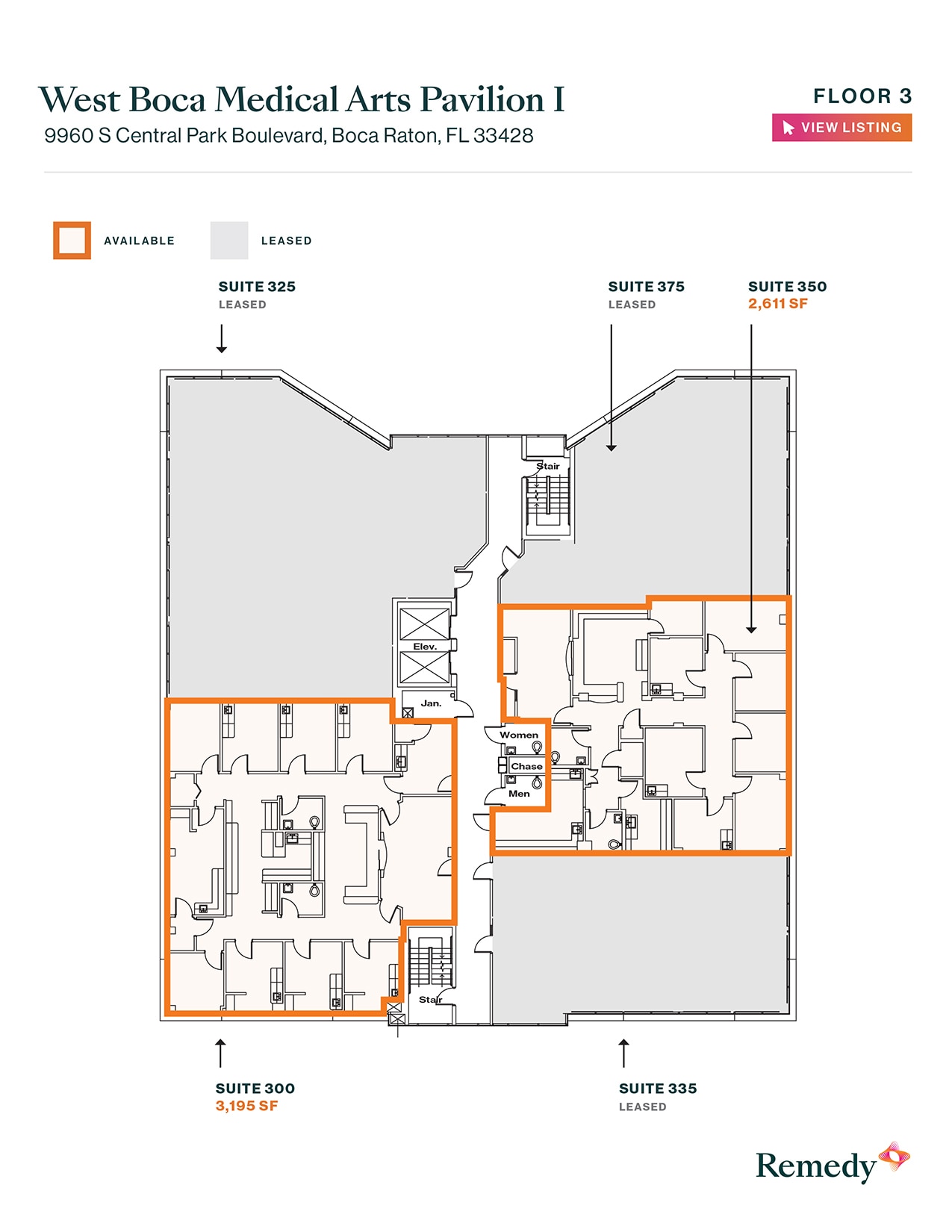 9960 S Central Park Blvd, Boca Raton, FL à louer Plan d’étage– Image 1 sur 1