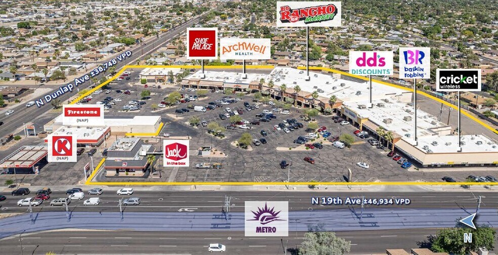 8831-8901 N 19th Ave, Phoenix, AZ à louer - Photo principale – Image 1 sur 15