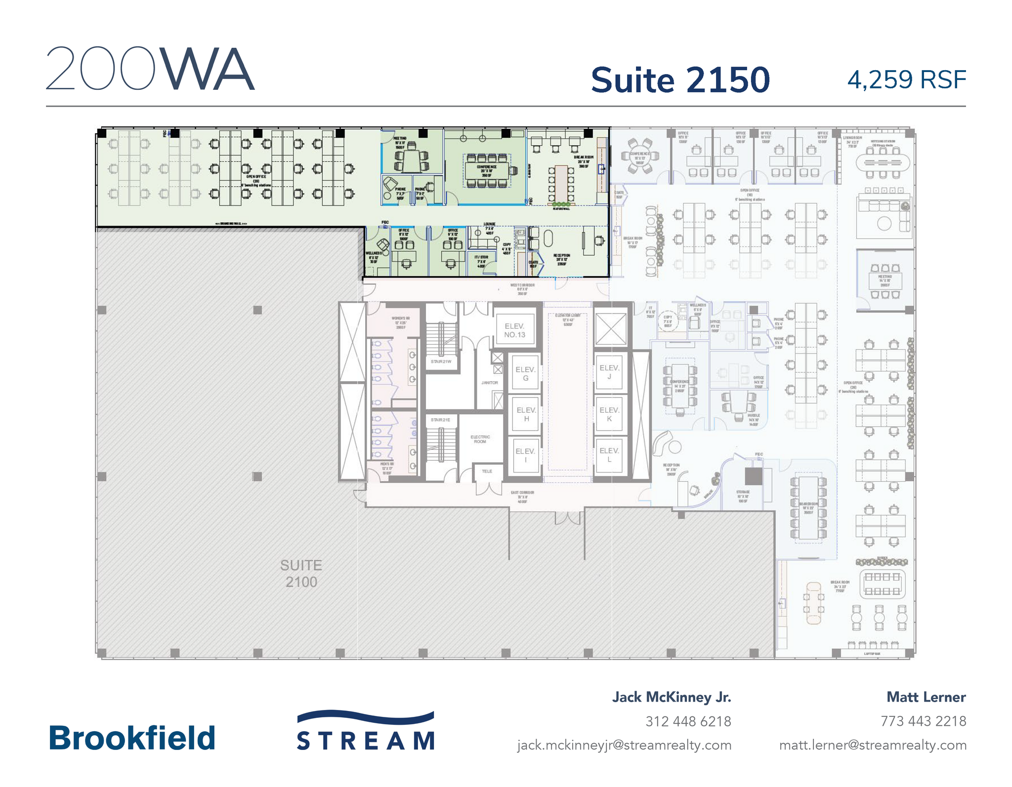 200 W Adams St, Chicago, IL à louer Plan d’étage– Image 1 sur 2