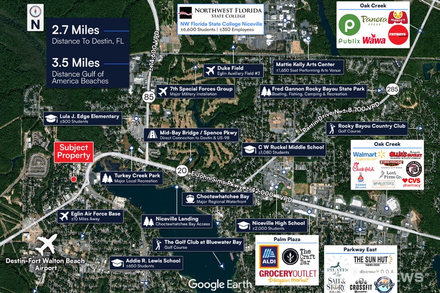 590-592 Hill Ln, Niceville, FL à vendre - Photo de l’immeuble – Image 3 sur 3