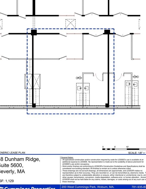 48 Dunham Rd, Beverly, MA à louer Plan d’étage– Image 1 sur 1