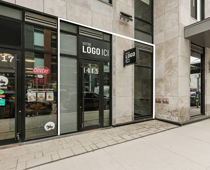 1411-1413 Rue Mackay, Montréal, QC à louer - Photo de l’immeuble – Image 1 sur 5