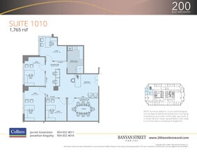 200 E Broward Blvd, Fort Lauderdale, FL à louer Plan d’étage– Image 2 sur 4
