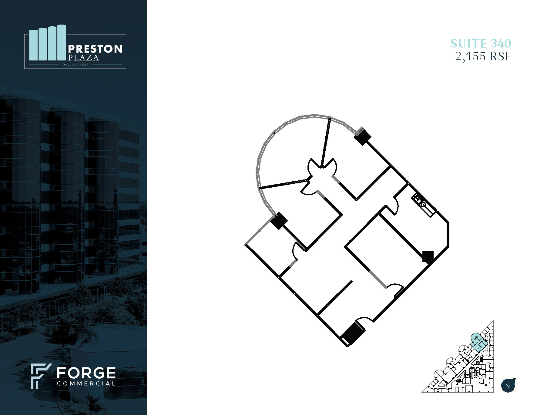 17950 Preston Rd, Dallas, TX à louer Plan d’étage– Image 1 sur 1