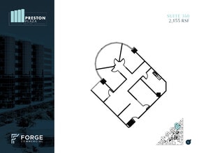 17950 Preston Rd, Dallas, TX à louer Plan d’étage– Image 1 sur 1