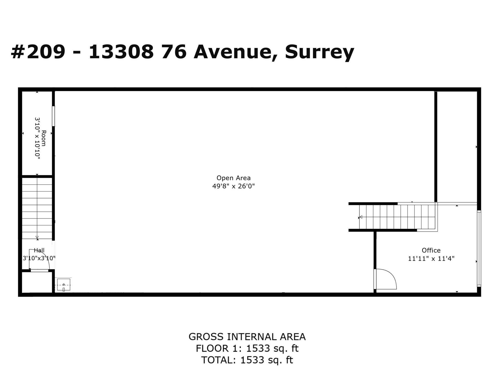 13308 76th Ave, Surrey, BC à louer Plan de site– Image 1 sur 9