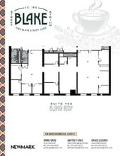 1730 Blake St, Denver, CO à louer Plan d’étage– Image 1 sur 1
