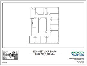 6330 West Loop S, Bellaire, TX à louer Plan d’étage– Image 1 sur 1