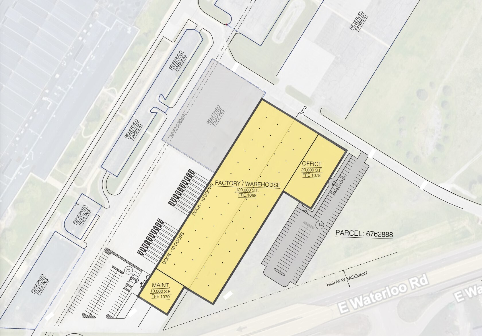 1210 Massillon Rd, Akron, OH à louer Plan de site– Image 1 sur 2