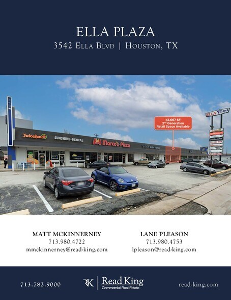3414-3468 Ella Blvd, Houston, TX à louer - Photo de l’immeuble – Image 2 sur 10
