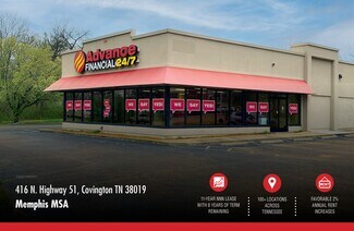 Plus de détails pour 416 Highway 51 N, Covington, TN - Local commercial à vendre