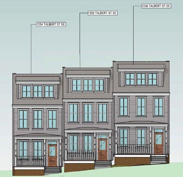 1254-1258 Talbert St SE, Washington, DC à vendre - Photo principale – Image 1 sur 3