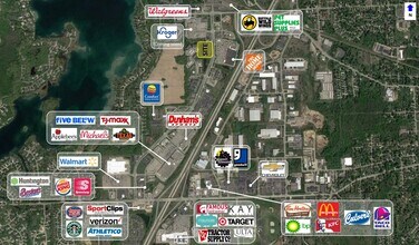 15250 Silver Pky, Fenton, MI - Vue aérienne  vue de carte