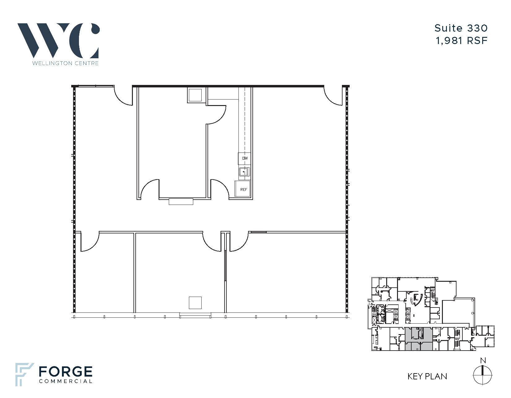 14643 N Dallas Pky, Dallas, TX à louer Plan d’étage– Image 1 sur 1