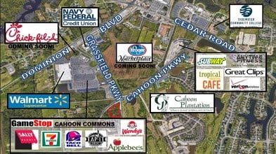 1601 Cahoon Pky, Chesapeake, VA - Vue aérienne vue de carte