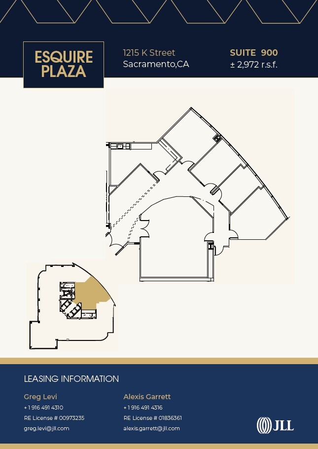 1213-1215 K St, Sacramento, CA à louer Plan d’étage– Image 1 sur 1