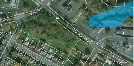Shillington & Shakespeare Rd, Sinking Spring, PA - Vue aérienne vue de carte - Image1