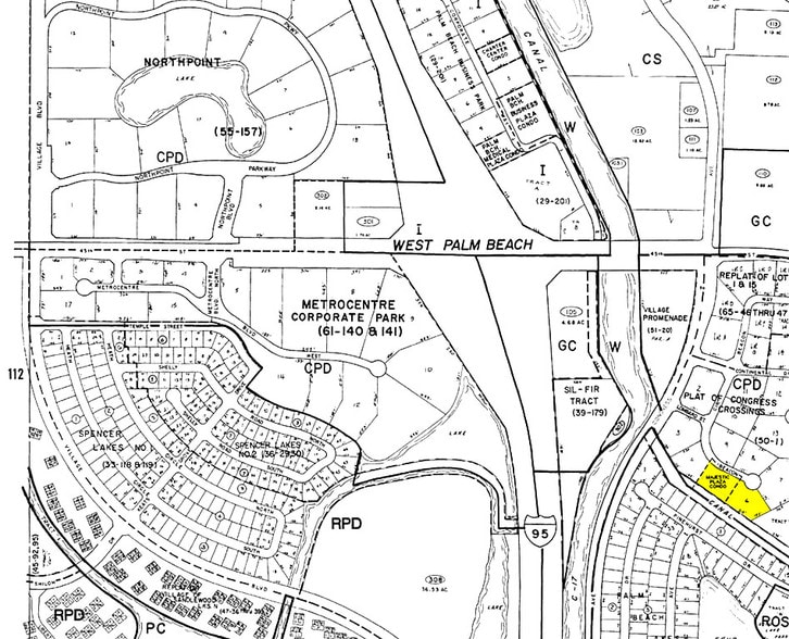 4411 Beacon Cir, West Palm Beach, FL à louer - Plan cadastral – Image 2 sur 5