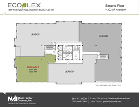 1641 Worthington Rd, West Palm Beach, FL à louer Plan d’étage– Image 2 sur 2