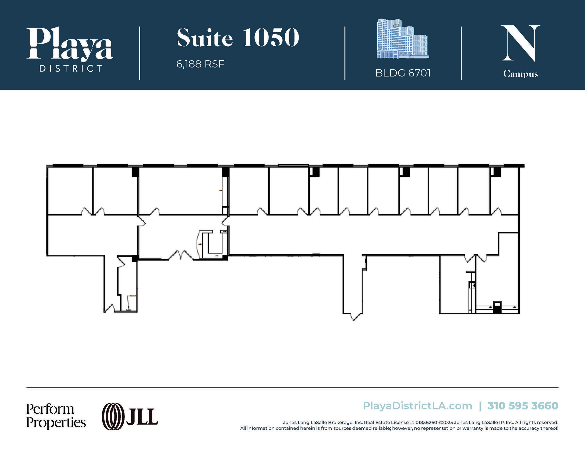 6100 Center Dr, Los Angeles, CA à louer Plan d’étage– Image 1 sur 1