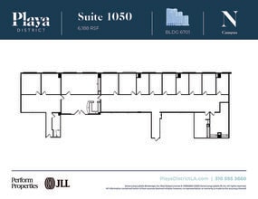 6100 Center Dr, Los Angeles, CA à louer Plan d’étage– Image 1 sur 1
