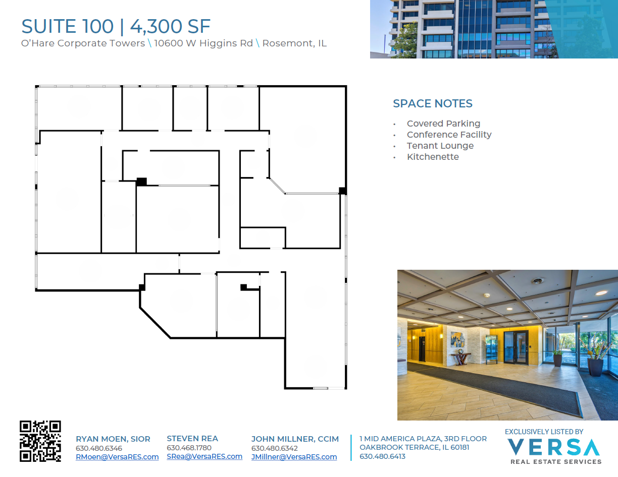 10600 W Higgins Rd, Rosemont, IL à louer Plan d’étage– Image 1 sur 1