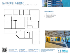 10600 W Higgins Rd, Rosemont, IL à louer Plan d’étage– Image 1 sur 1