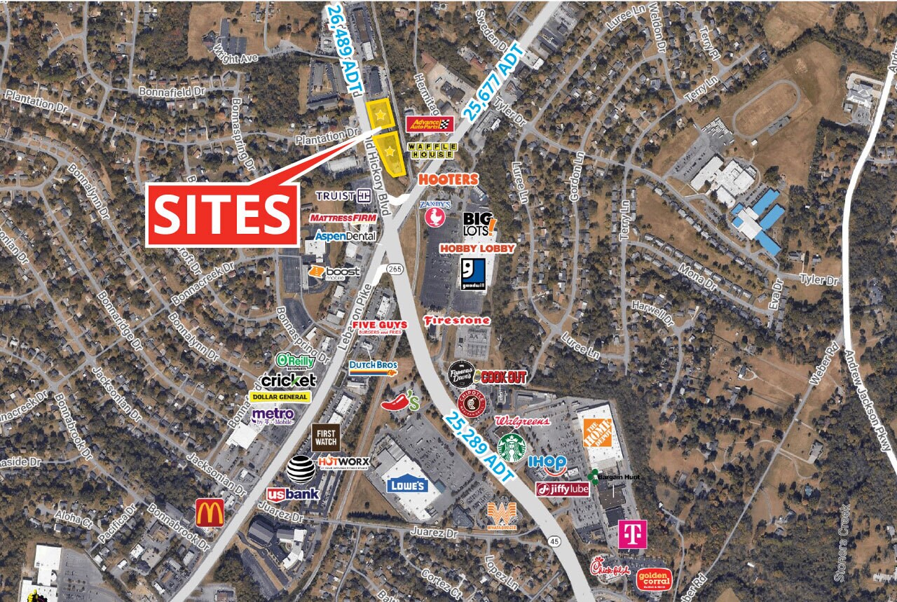 4850 Old Hickory Blvd, Hermitage, TN à vendre Aérien– Image 1 sur 3