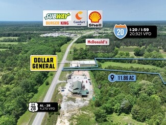 Plus de détails pour 460 Alabama 28, Livingston, AL - Terrain à vendre