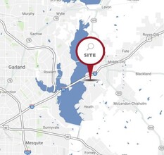 2927-2951 Ridge Rd, Rockwall, TX - VUE AÉRIENNE  vue de carte
