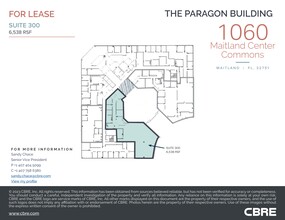 1060 Maitland Center Commons, Maitland, FL à louer Plan de site– Image 1 sur 4