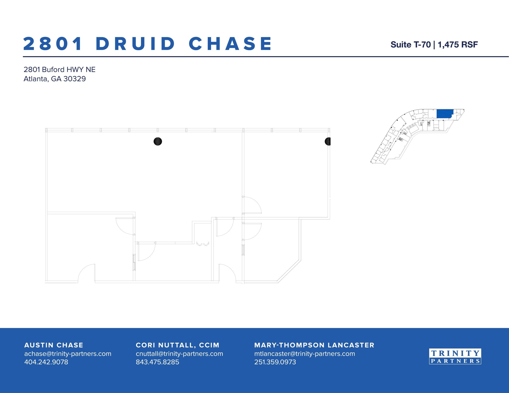 2801 Buford Hwy NE, Atlanta, GA à louer Plan de site– Image 1 sur 1