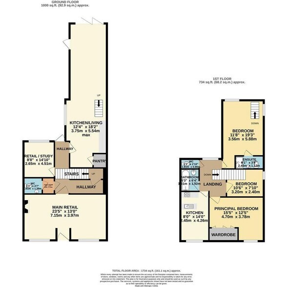 30 Fore St, Fowey à vendre - Plan d’étage – Image 2 sur 8