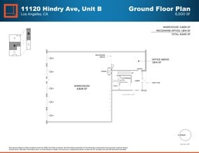11200 Hindry Ave, Los Angeles, CA à louer Plan de site– Image 1 sur 4
