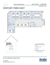 1801 Century Park E, Los Angeles, CA à louer Plan d’étage– Image 1 sur 1