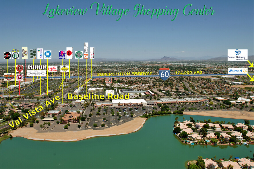 3611-3821 E Baseline Rd, Gilbert, AZ à louer - Photo de l’immeuble – Image 2 sur 32