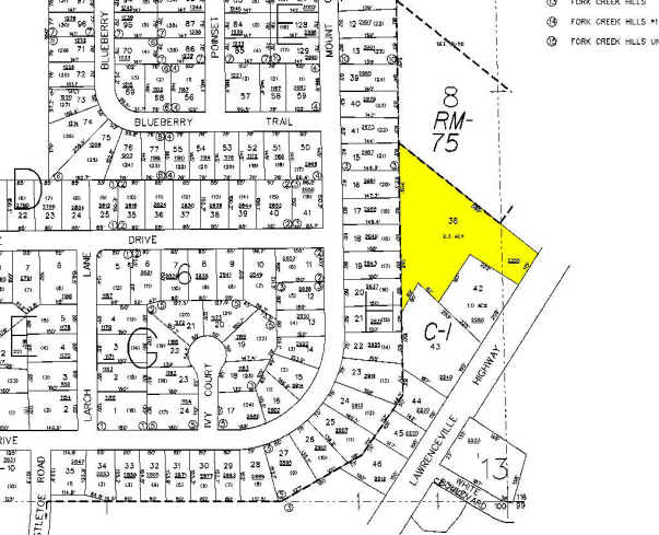 2272 Lawrenceville Hwy, Decatur, GA à louer - Plan cadastral – Image 3 sur 15