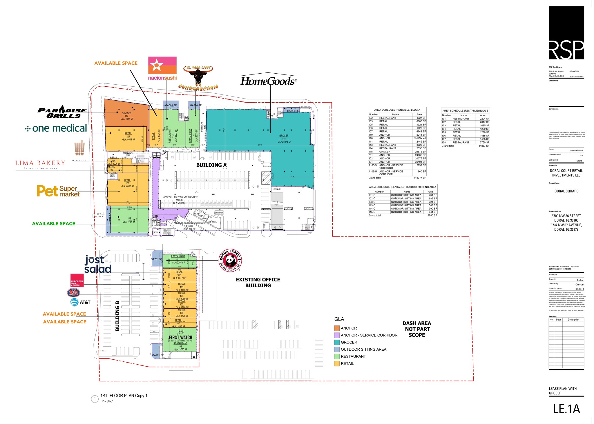 8700 NW 36th St, Miami, FL à louer Plan de site– Image 1 sur 5