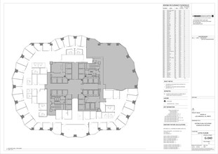 633 W 5th St, Los Angeles, CA à louer Plan d’étage– Image 1 sur 1