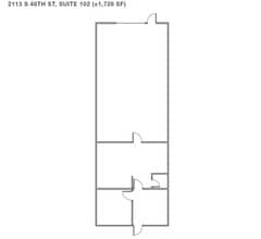 2105 S 48th St, Tempe, AZ à louer Plan d’étage– Image 1 sur 1